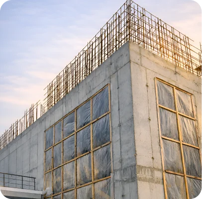 Монолитные стены, колонны