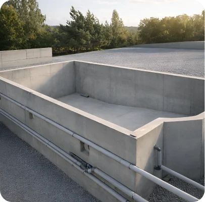 Бассейны и резервуары